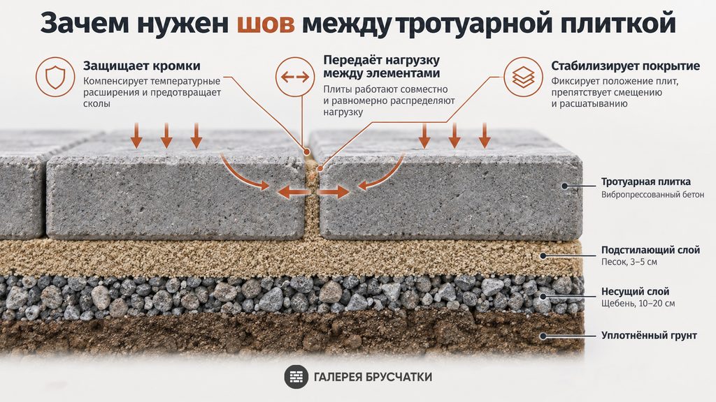 Как работает межплиточный шов